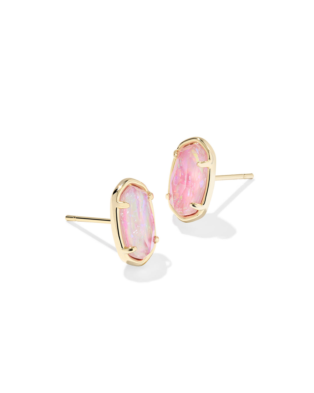 KENDRA SCOTT: PINK IRIDESCENT GRAYSON STUD