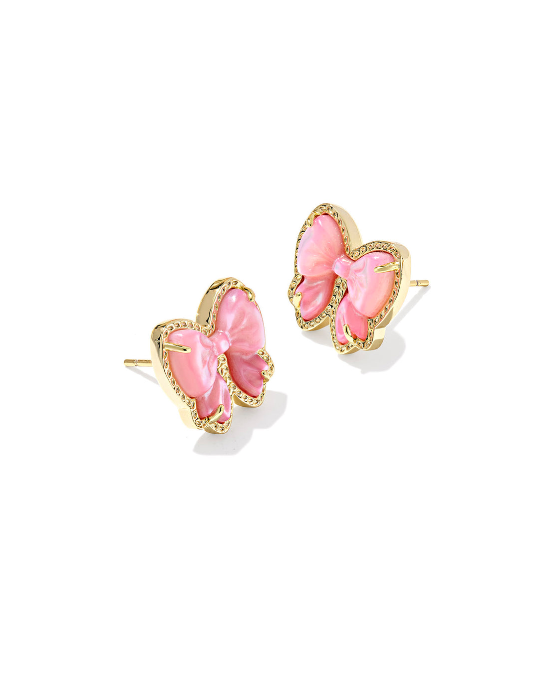 KENDRA SCOTT: BLUSH MOP HALEY BOW STUD