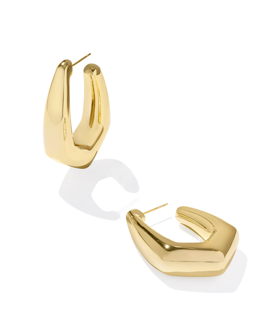 KENDRA SCOTT: POLISHED GOLD KAIA HOOP