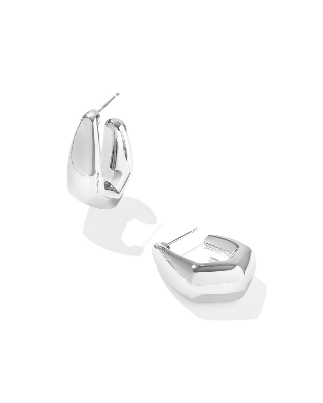 KENDRA SCOTT: RHODIUM KAIA SMALL HOOP