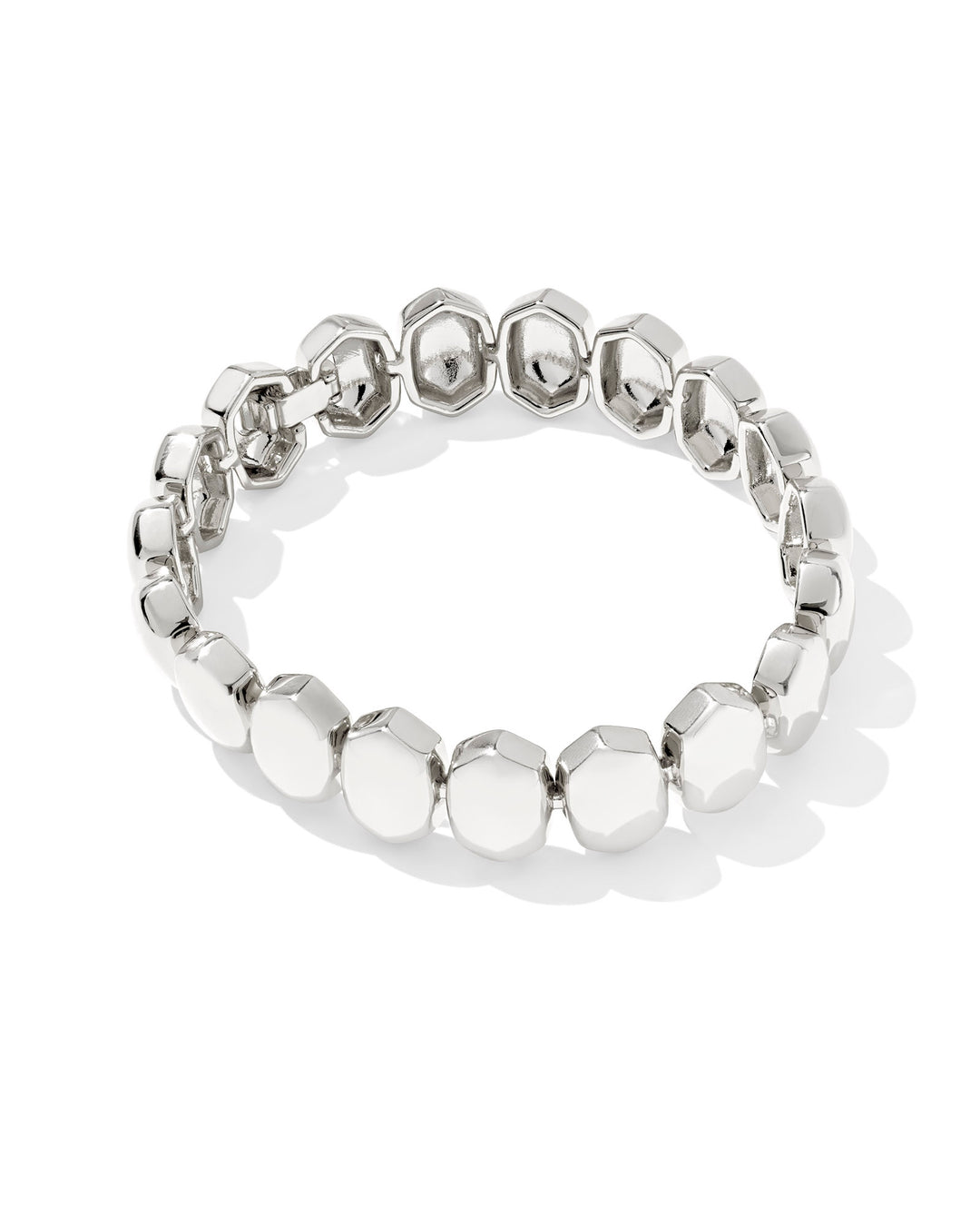 KENDRA SCOTT: RHODIUM KAITLIN CHAIN BRACELET