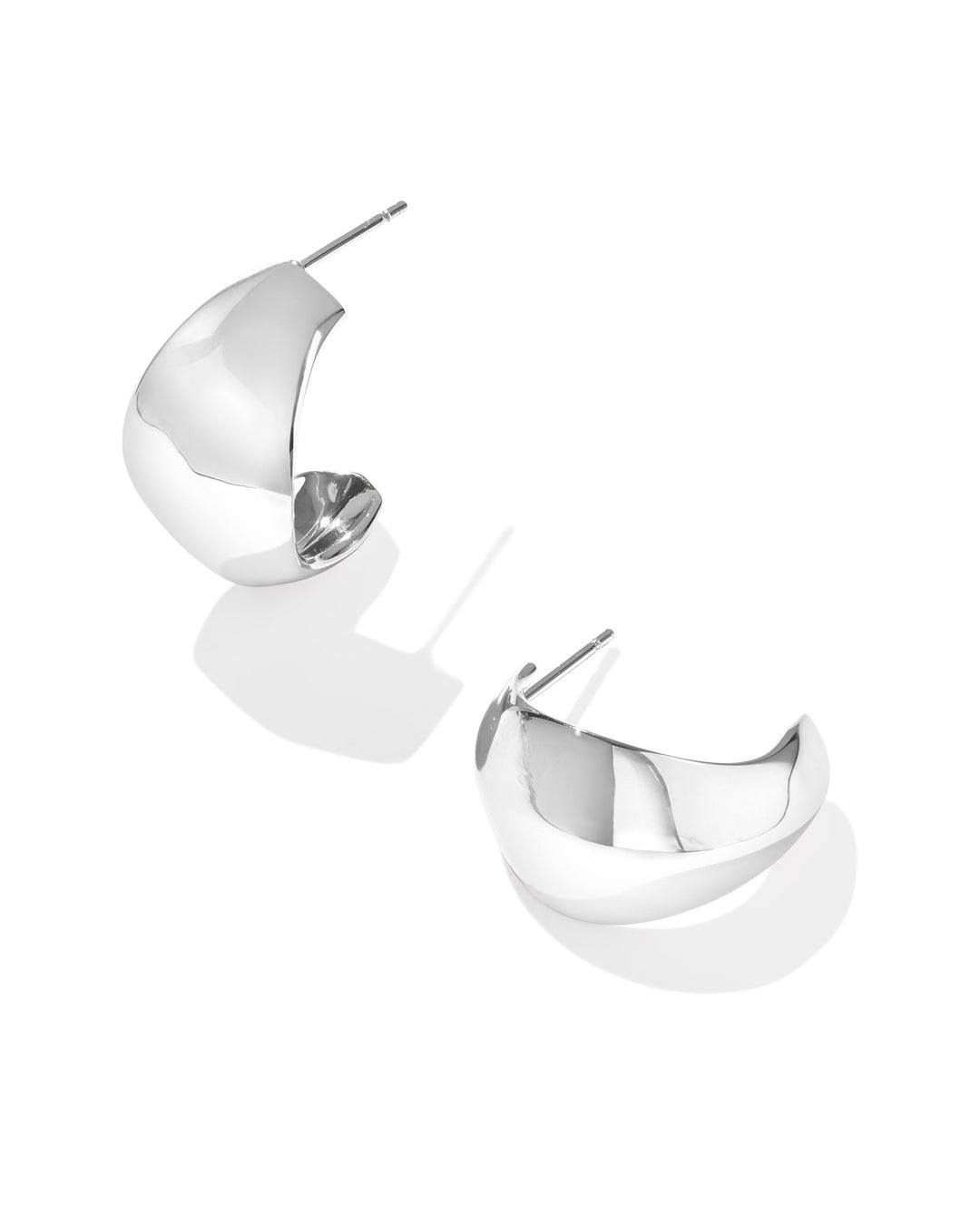 KENDRA SCOTT: RHODIUM KRISTA METAL HOOP
