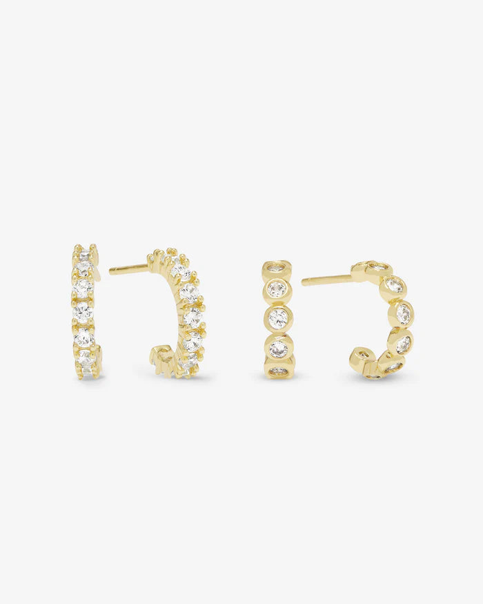 MELINDA MARIA: THEY'RE SO CUTE HUGGIE SET-GOLD