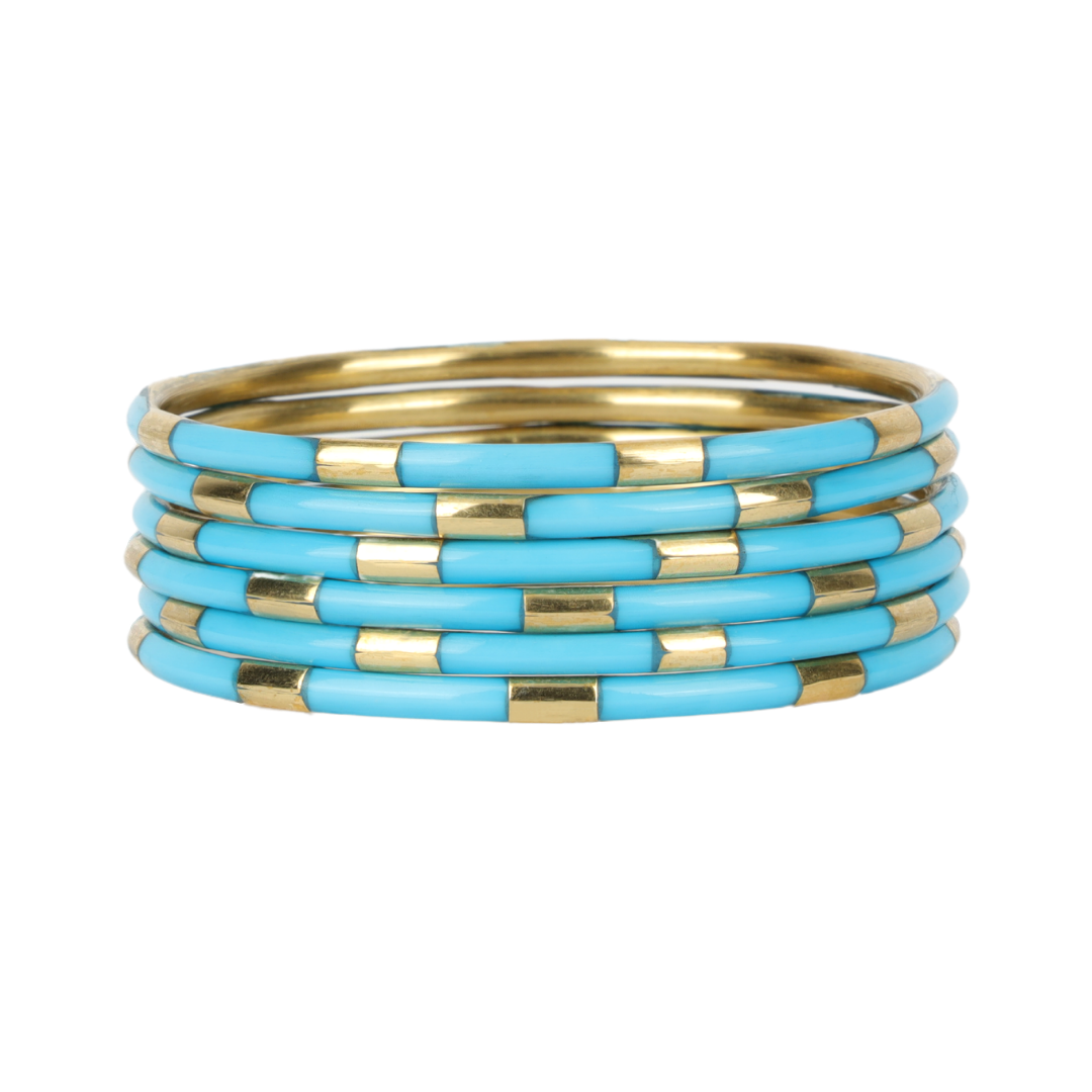 TURQUOISE VEDA BANGLES