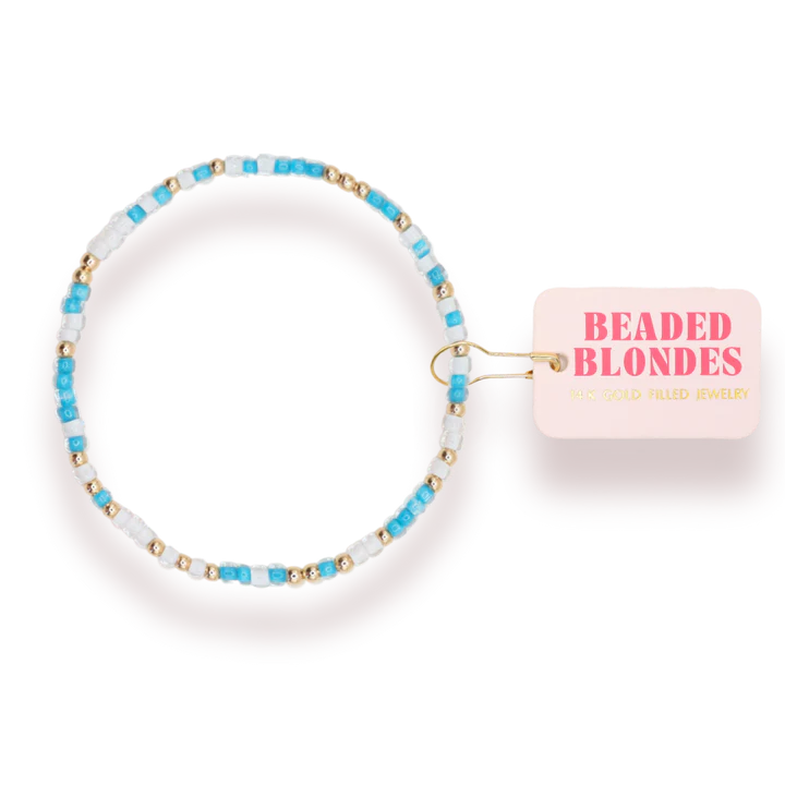 TEAL BREEZE SPRINKLE BRACELET