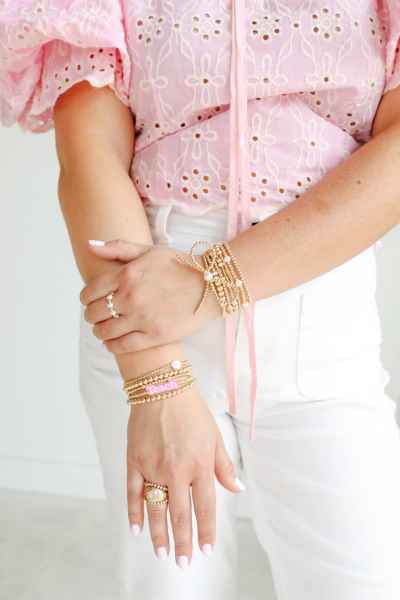 GOLD BOW BRACELET (STANDARD)