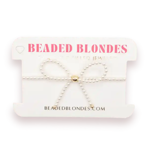 PEARL BOW BRACELET