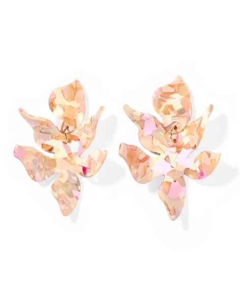 PEACH BLOOM FLORA EARRING