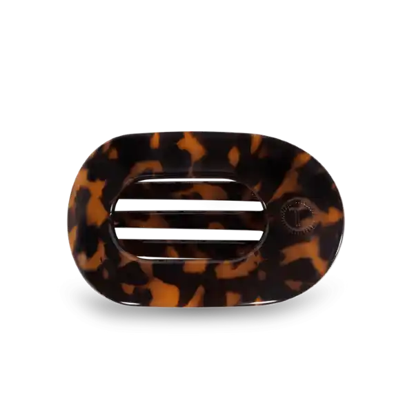 TELETIES: TORTOISE MEDIUM FLAT HAIR CLIP