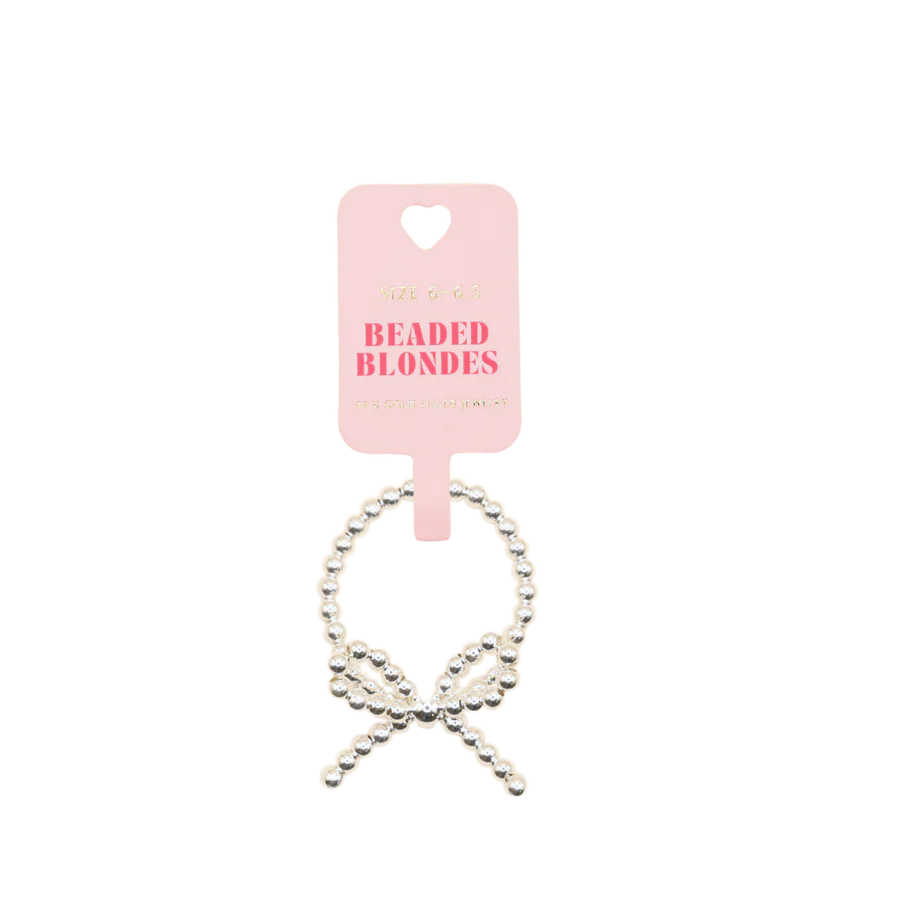 SILVER BOW RING