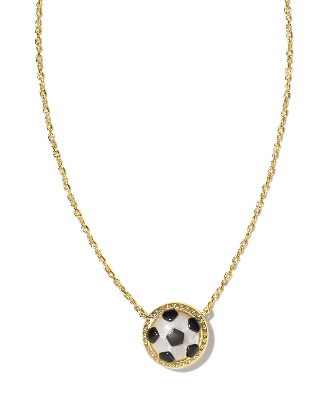 KENDRA SCOTT: SOCCER PENDANT GOLD