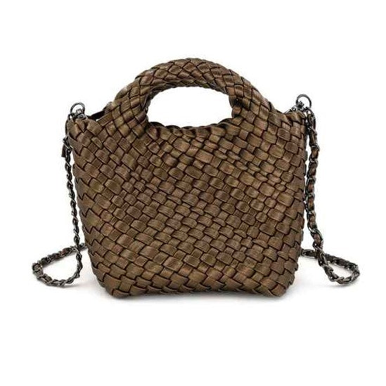 WOVEN MINI CROSSBODY