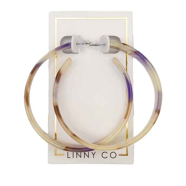 Ashley Mega Hoop: Lavender Honey