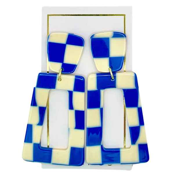 KENNEDY: BLUE CHECKERED