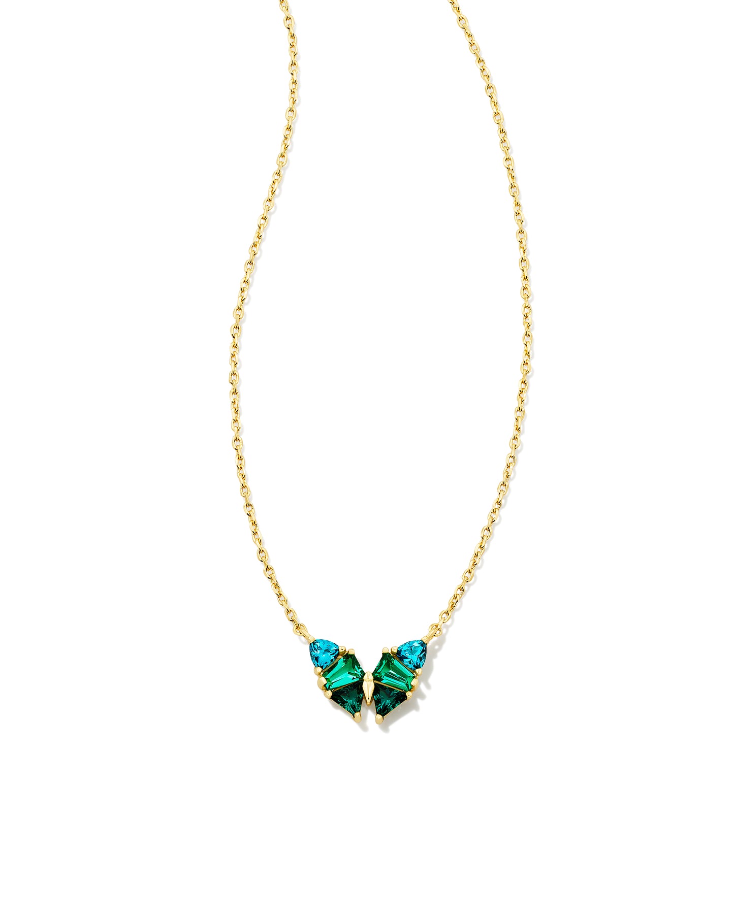 KENDRA SCOTT: BLAIR SMALL BUTTERFLY PENDANT GOLD