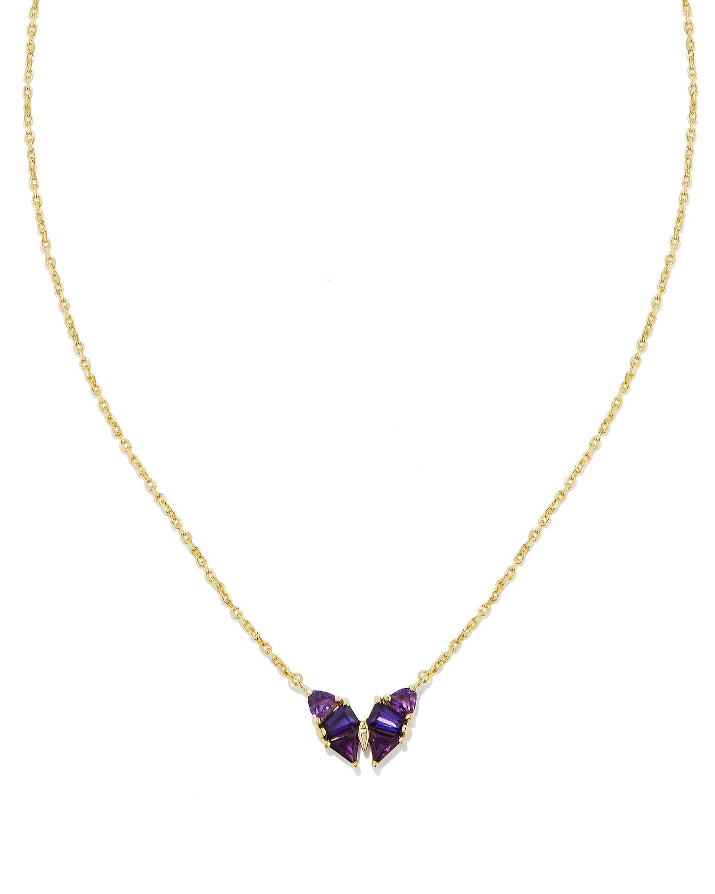 KENDRA SCOTT: BLAIR SMALL BUTTERFLY PENDANT GOLD