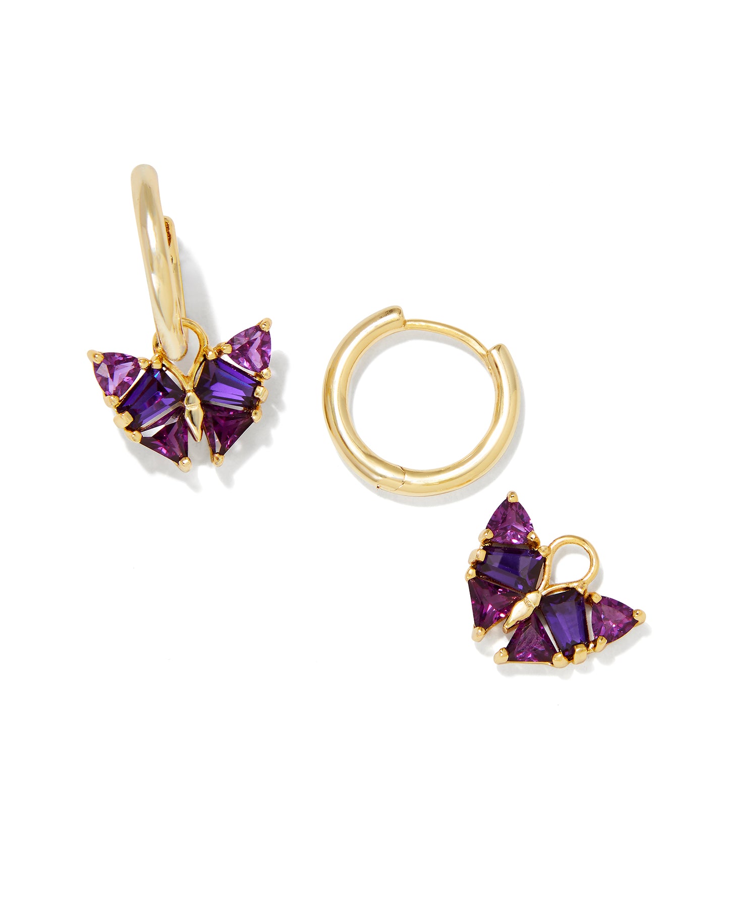 KENDRA SCOTT: BLAIR BUTTERFLY HUGGIE GOLD