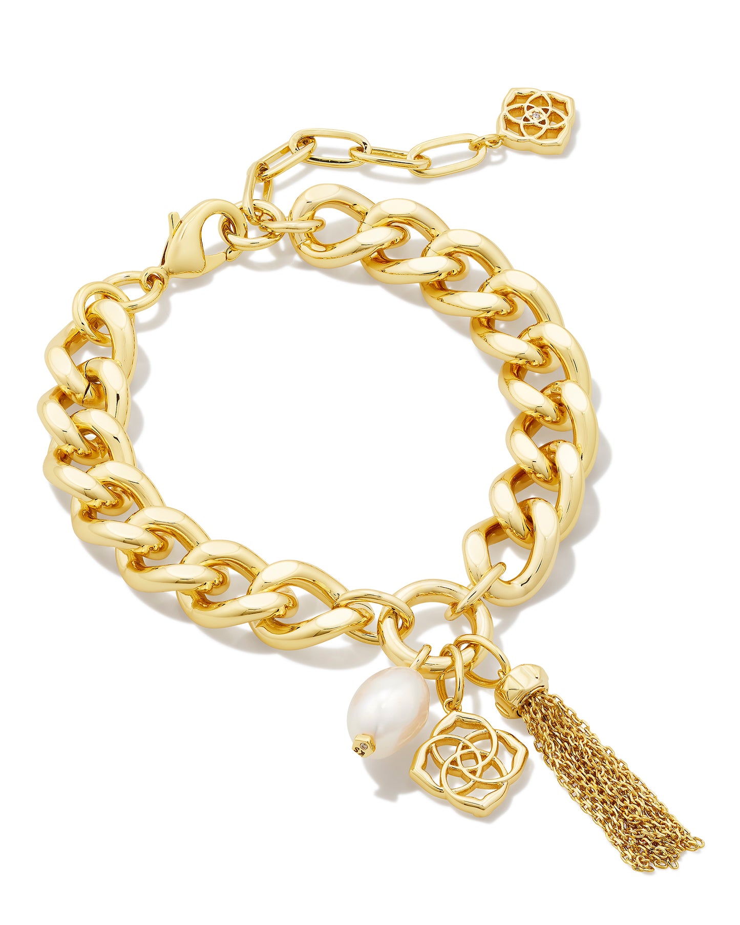 KENDRA SCOTT: EVERLEIGH CHAIN BRACELET GOLD