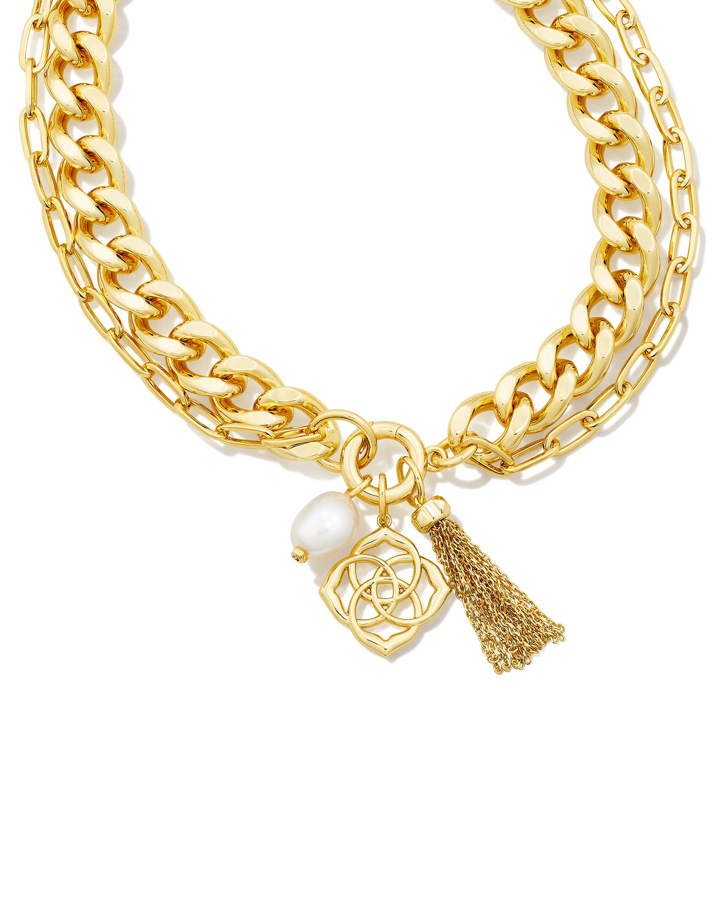 KENDRA SCOTT: EVERLEIGH CHAIN NECKLACE GOLD