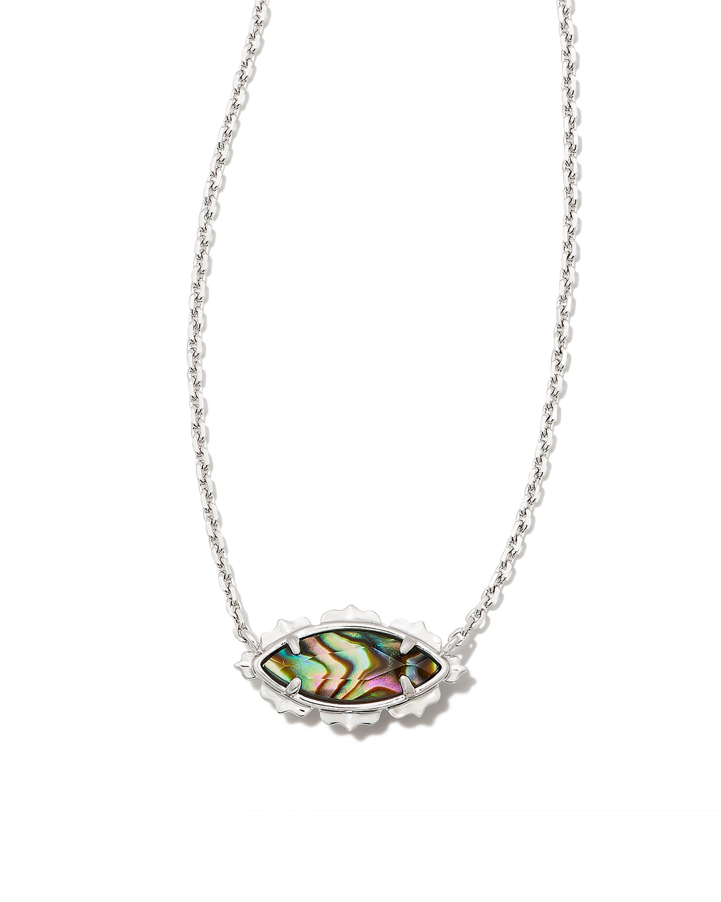 Kendra Scott: Genevieve Pendant in Rhodium