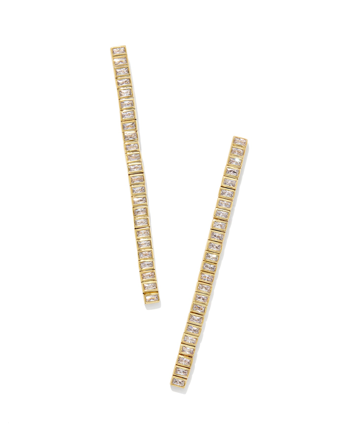 KENDRA SCOTT: GRACIE LONG TENNIS EARRING GOLD