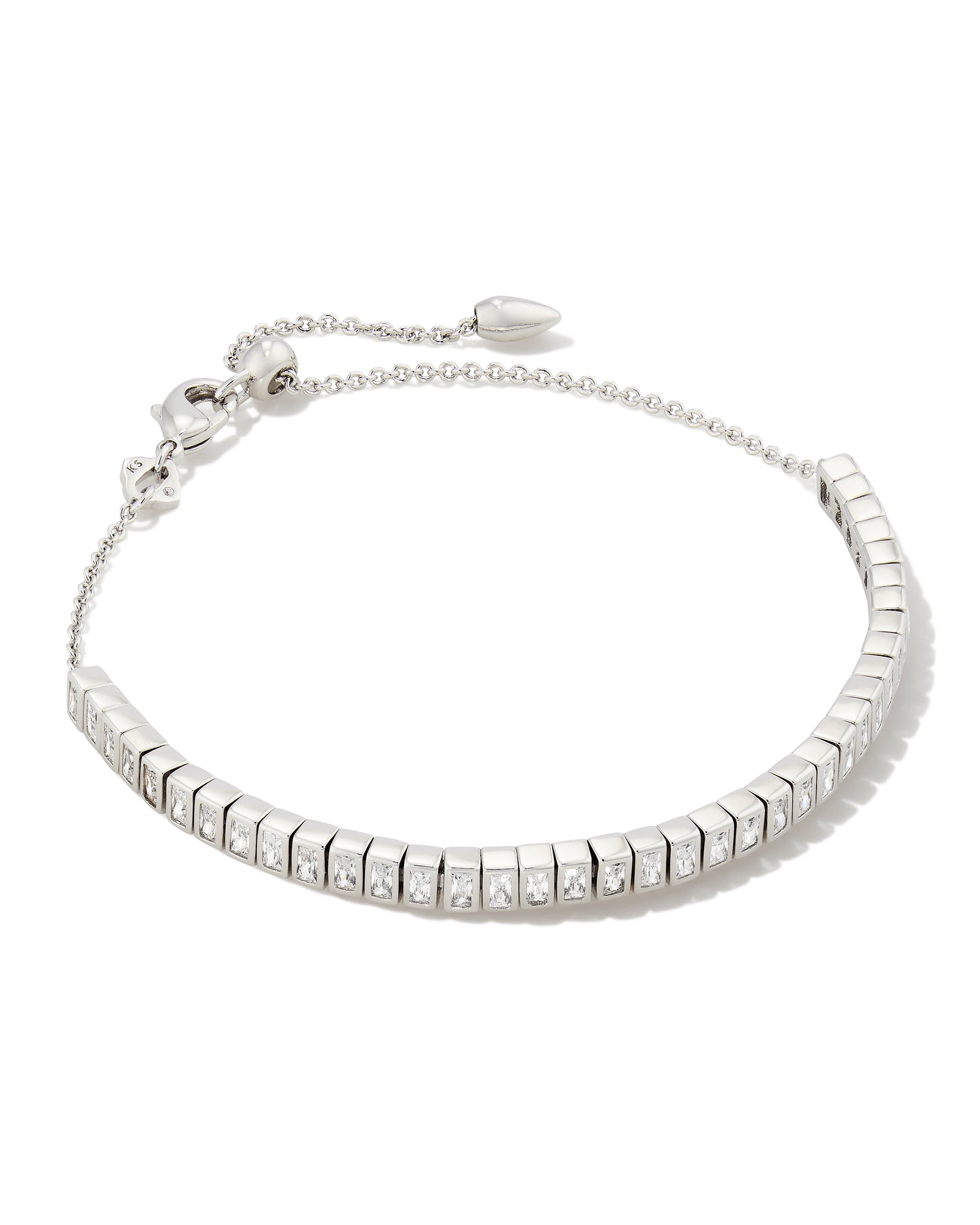 KENDRA SCOTT: GRACIE TENNIS BRACELET RHODIUM