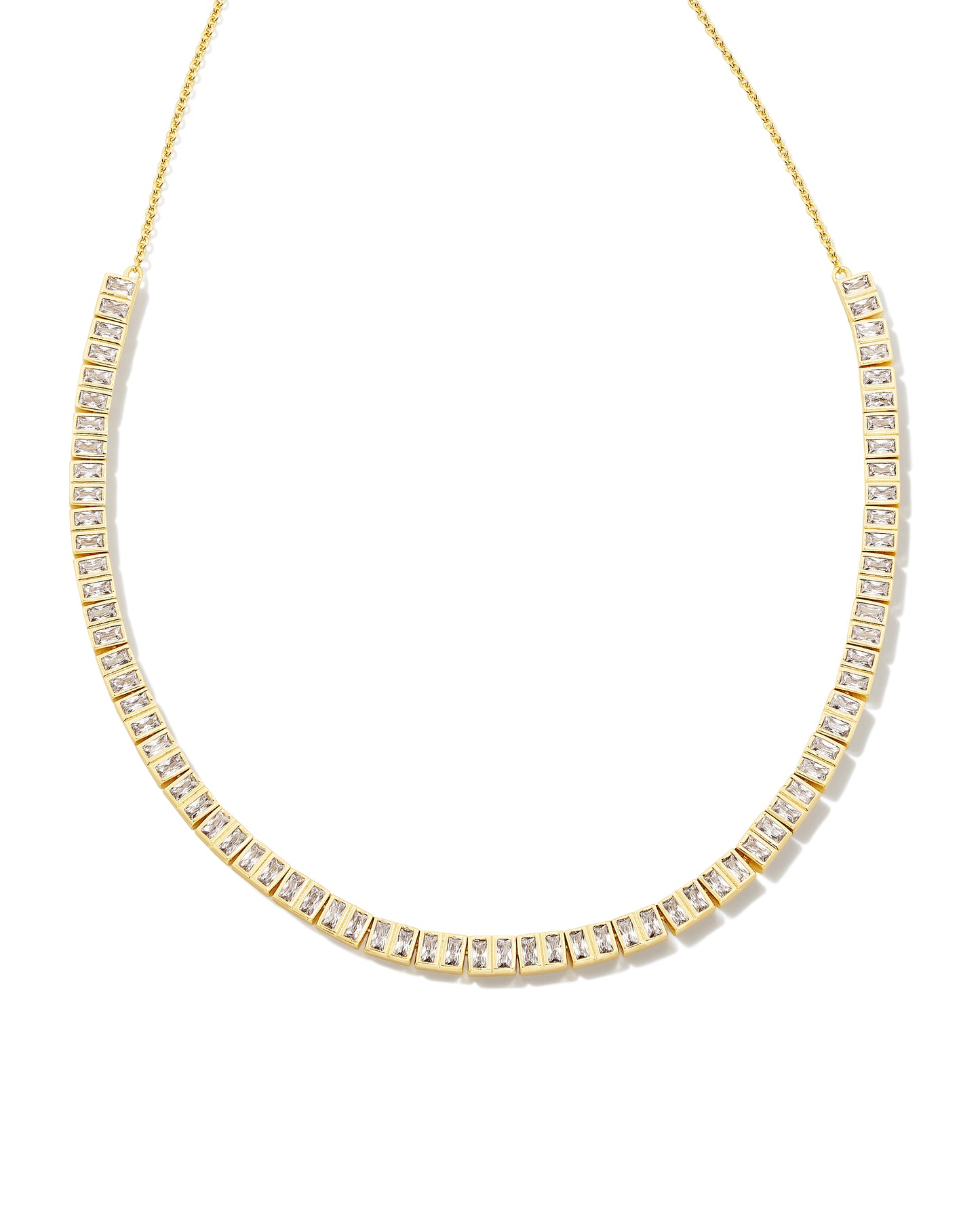 KENDRA SCOTT: GRACIE TENNIS NECKLACE GOLD