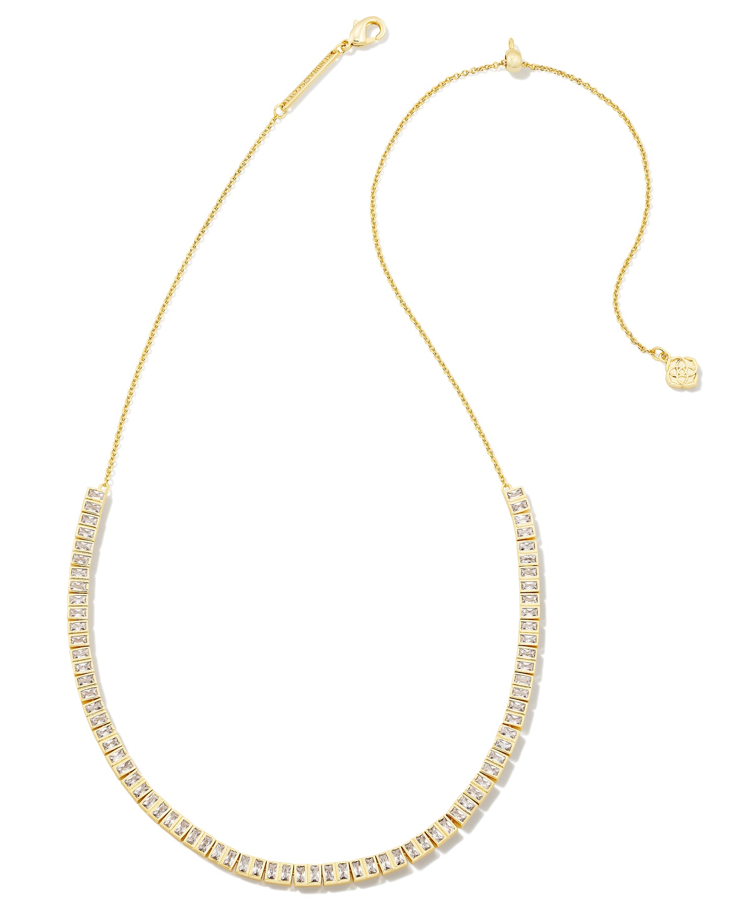 KENDRA SCOTT: GRACIE TENNIS NECKLACE GOLD