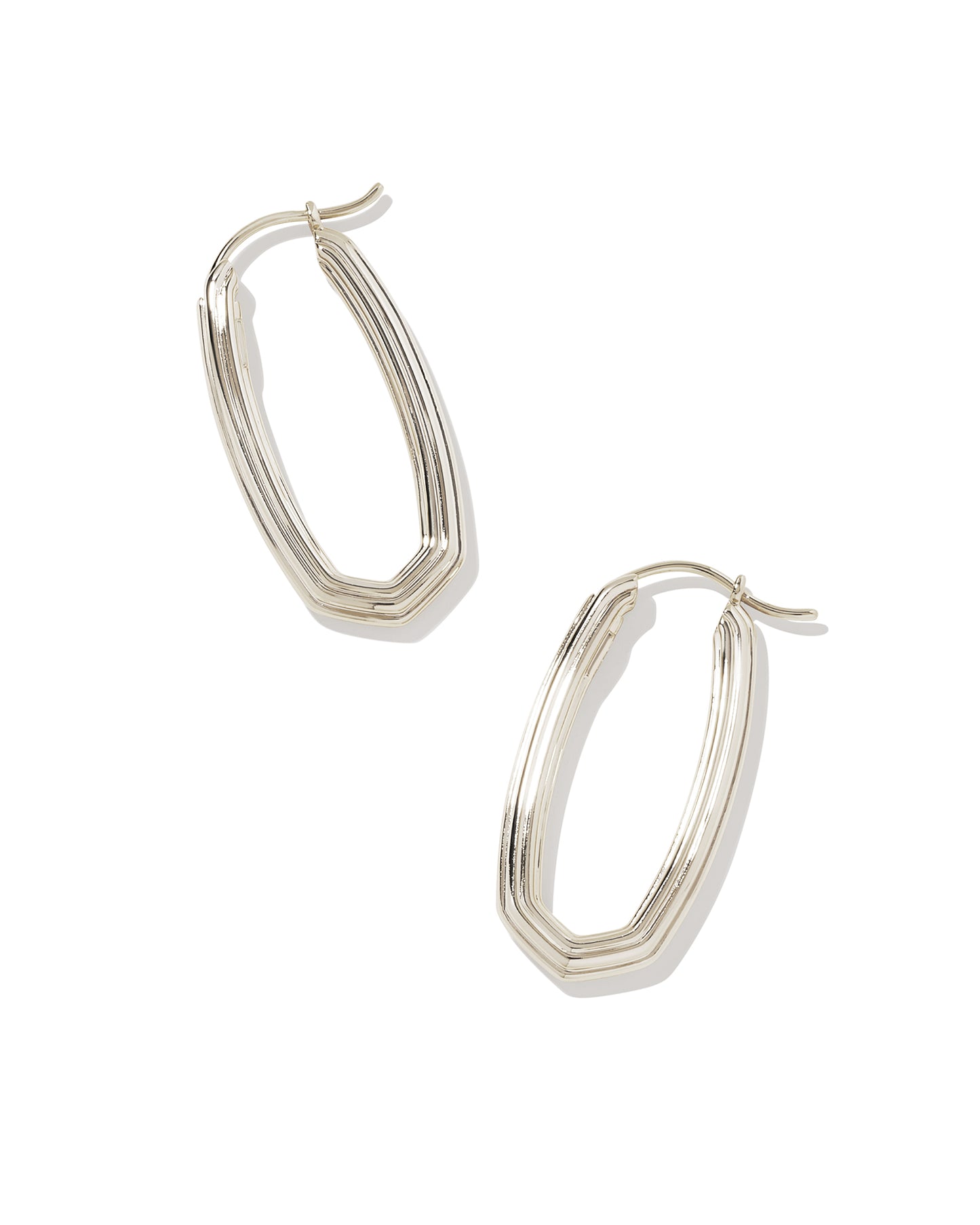 KENDRA SCOTT: HEATHER HOOP RHODIUM