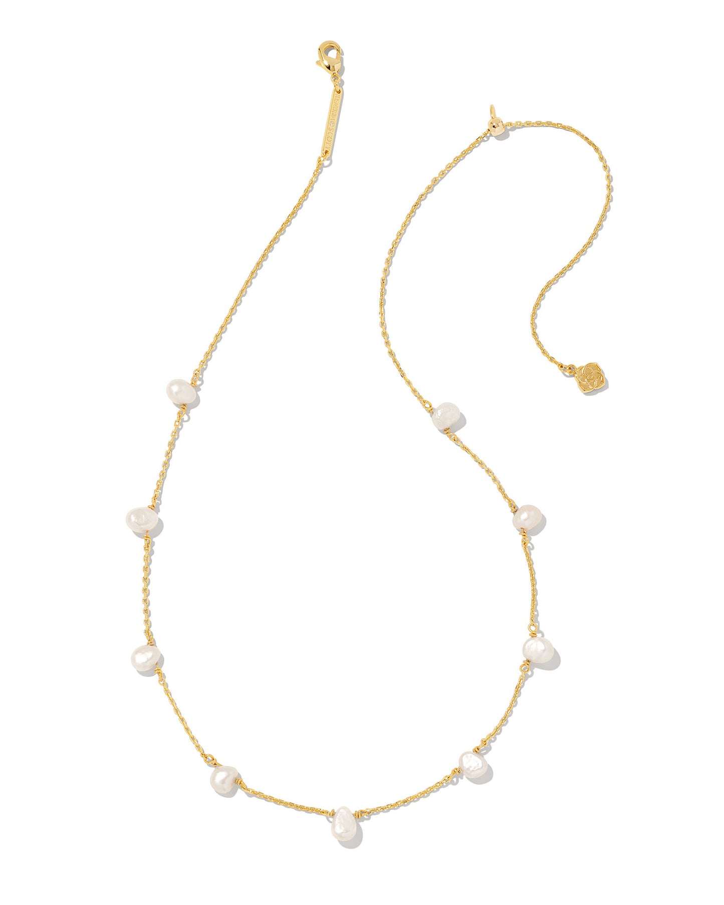 Kendra Scott: Leighton Pearl Strand Necklace in Gold