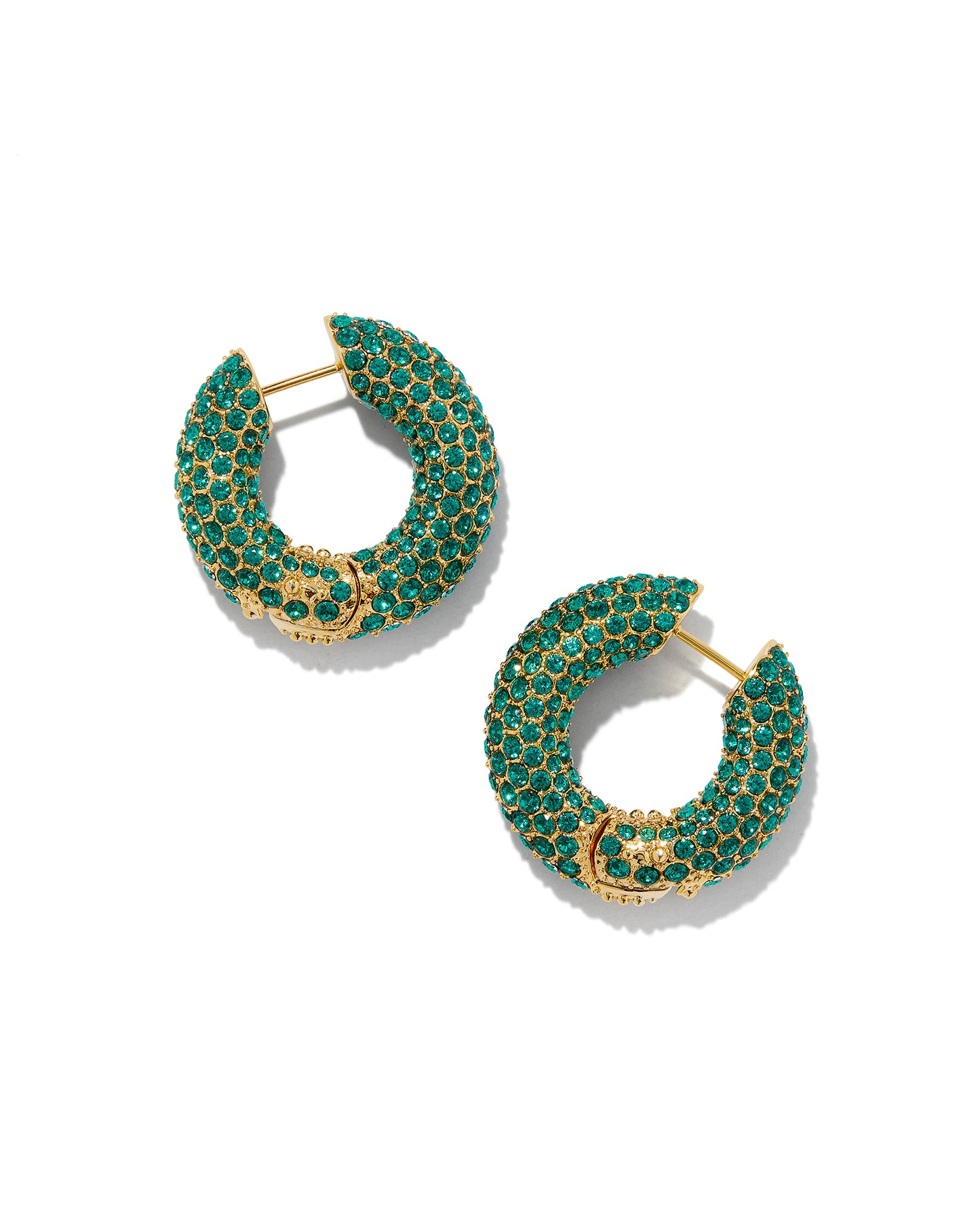 KENDRA SCOTT: MIKKI PAVE HOOP GOLD