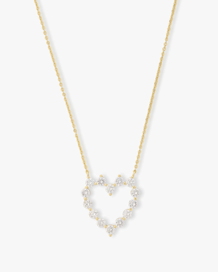 MELINDA MARIA: SHE'S AN ICON BABY HEART NECKLACE-GOLD