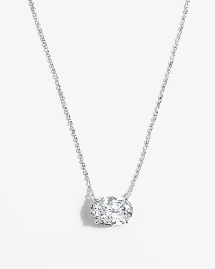 MELINDA MARIA: HELLO GORGEOUS! NECKLACE-SILVER