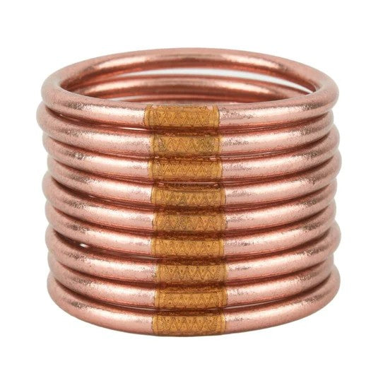 BuDhaGirl All Weather Bangles: Rosegold