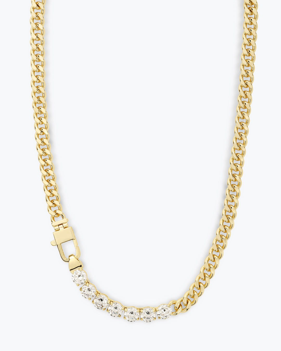 MELINDA MARIA: JULIAN LOVES DIAMONDS NECKLACE-GOLD