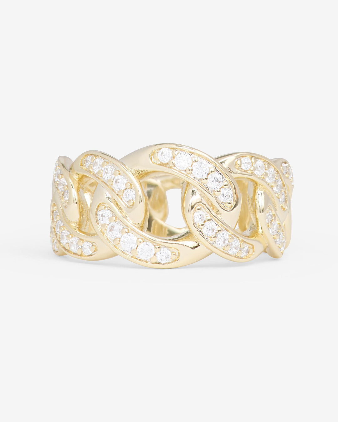 MELINDA MARIA: GRADUATED PAVE JULIAN RING-GOLD