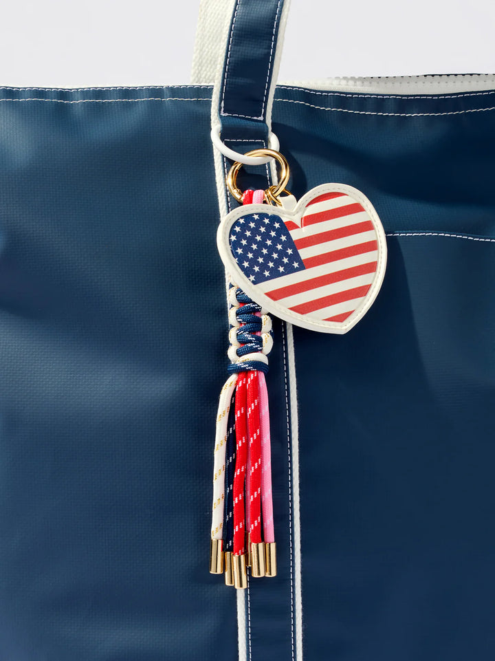 SHIRALEAH: AMERICANA BAG CHARM/ KEY RING