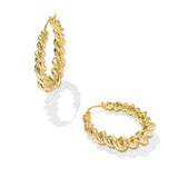 Kendra Scott: Gold Haisley Hoop Earring