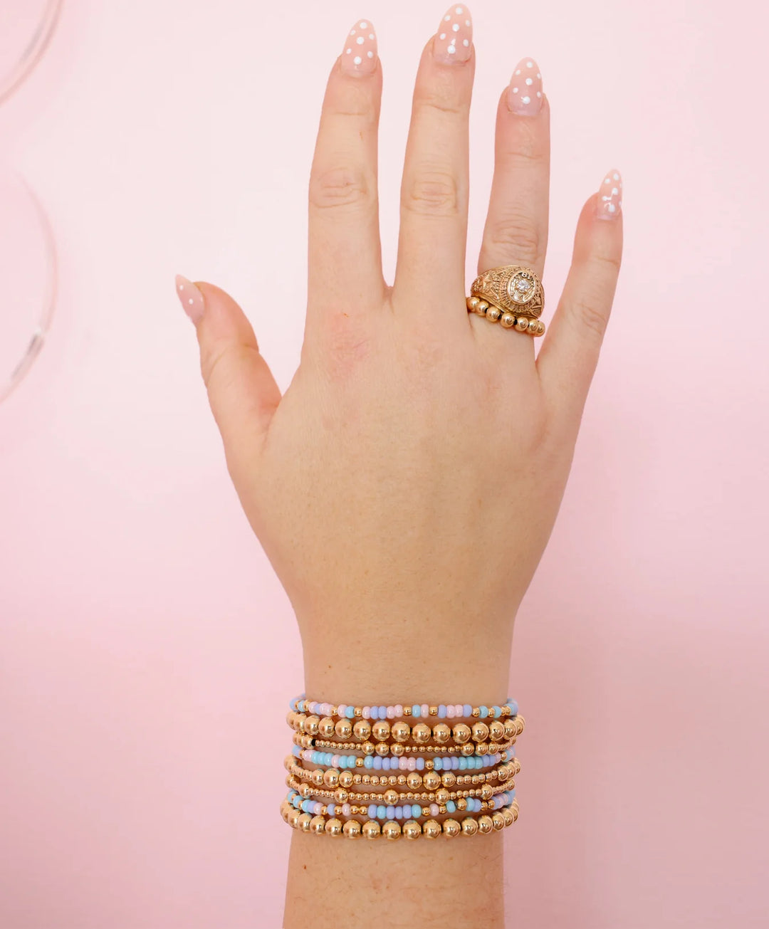 BEADED BLONDES: SPRINKLE BRACELET- WATERFALL