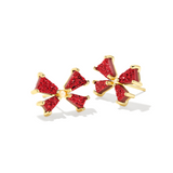 Kendra Scott: Bright Red Drusy Blair Bow Stud