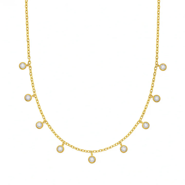ELLIE VAIL: SALMA DAINTY NECKLACE- GOLD