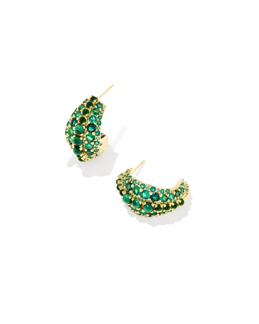 Kendra Scott: Green Mix Krista Hoop