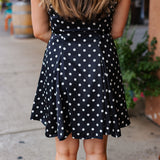 PRETTY IN POLKA DOTS DRESS