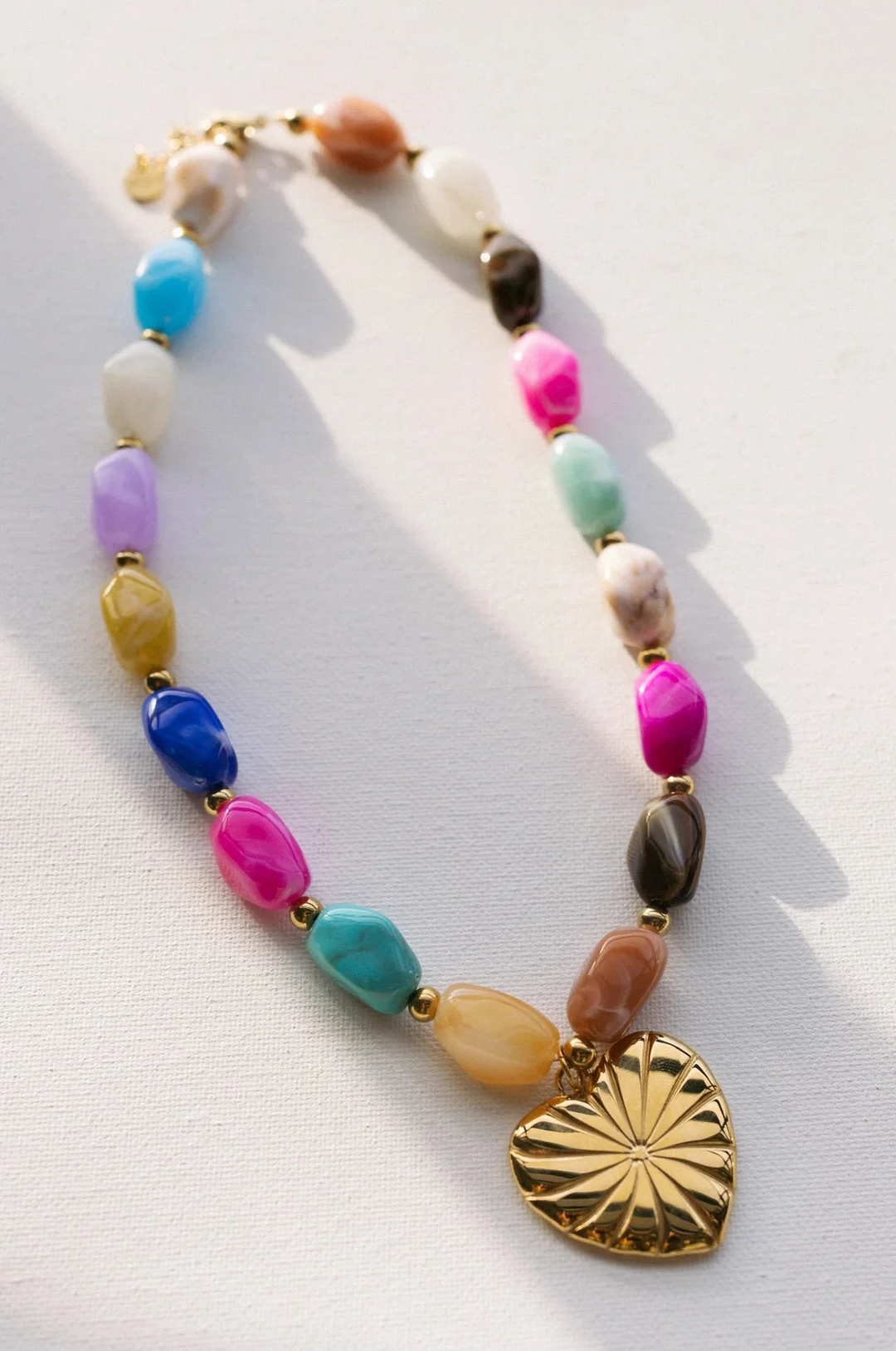 BELJOY: COLOR LOVER HEART NECKLACE