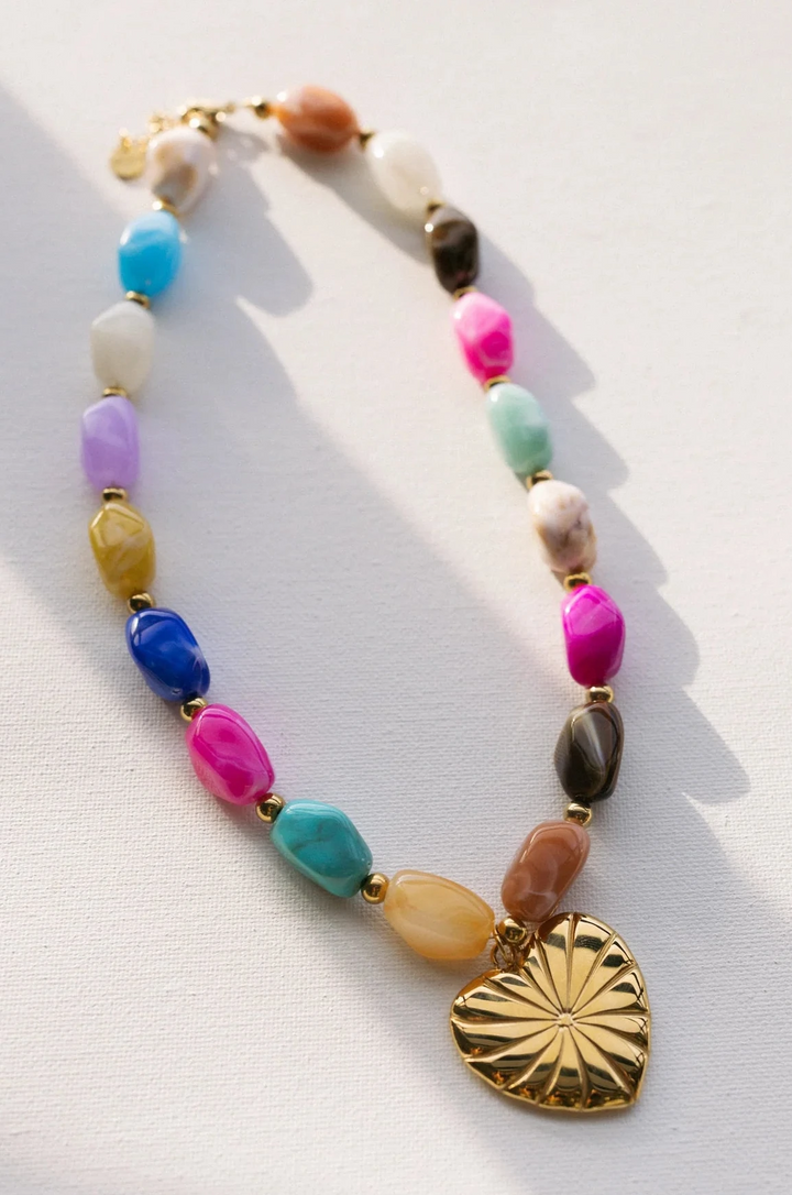 BELJOY: COLOR LOVER HEART NECKLACE