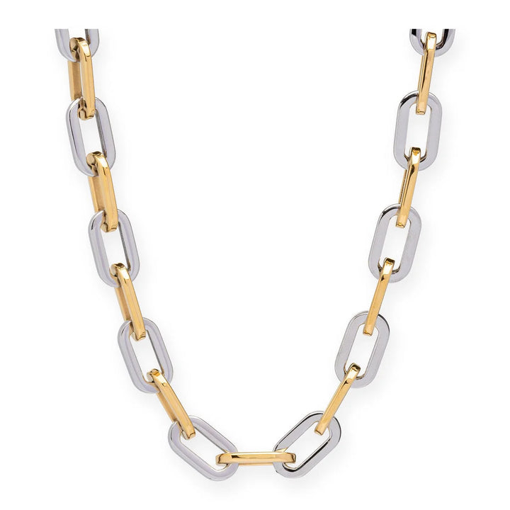 BRACHA: ELLE TWO TONE GAGE NECKLACE