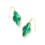 Kendra Scott: Green Illusion Abbie Pave Frame Drop Earring