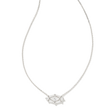 Kendra Scott: Rhodium Crystal Lindy Rae Pendant Necklace