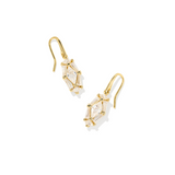 Kendra Scott: Gold Crystal Lindy Rae Drop Earring