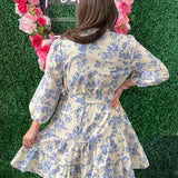 Light Blue Floral Dress